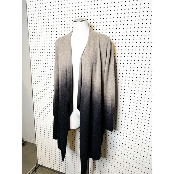 Barefoot Dreams | "Island Wrap" Bamboo Chic Lite Knit Ombre Cardigan Sz. S/M - Picture 2 of 8
